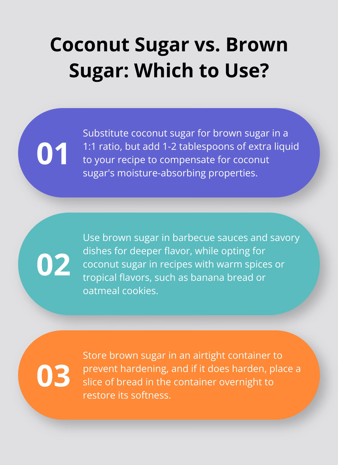 Infographic: Coconut Sugar vs. Brown Sugar: Which to Use?