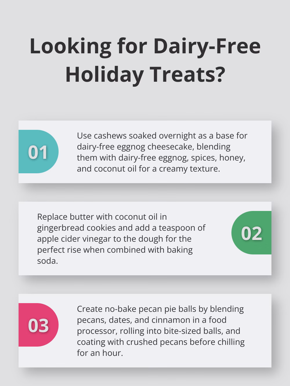 Infographic: Looking for Dairy-Free Holiday Treats?